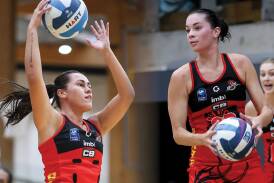 South Coast Blaze duo Courtney Jones (left) and Tegan Holland have been selected in the inaugural Australian First Nations netball team. Pictures by May Bailey/Clusterpix Photography