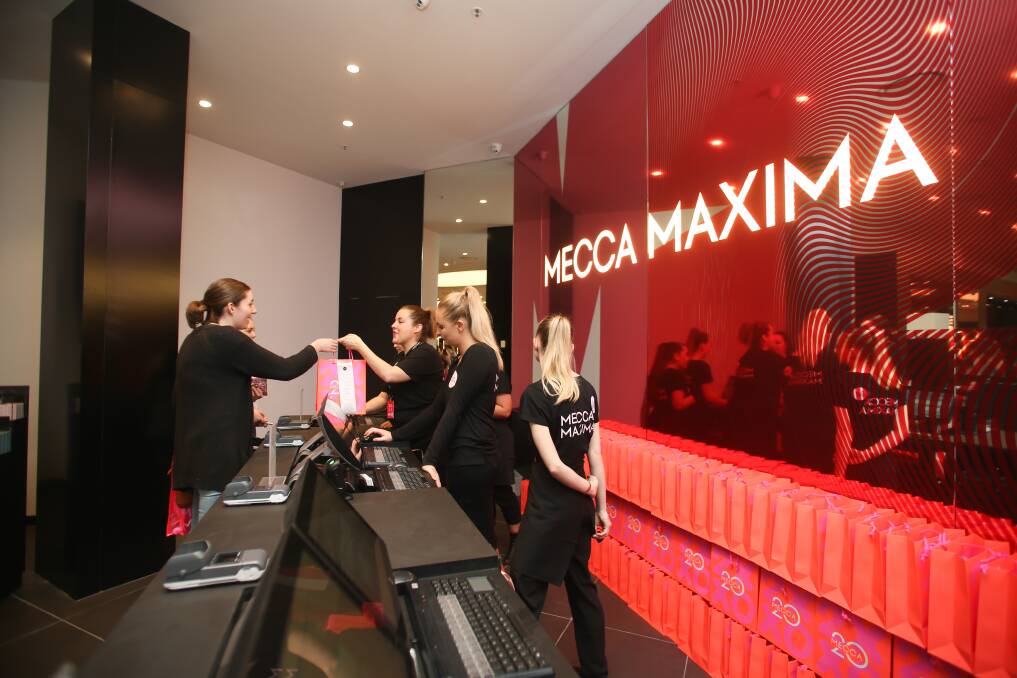 Shop time: Mecca Maxima comes to life in Wollongong. Pictures: Georgia Matts