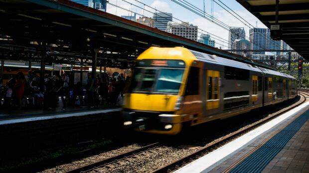 There are major delays on most train lines running through Central Station after a power issue on Thursday morning. Photo: Anna Kucera
