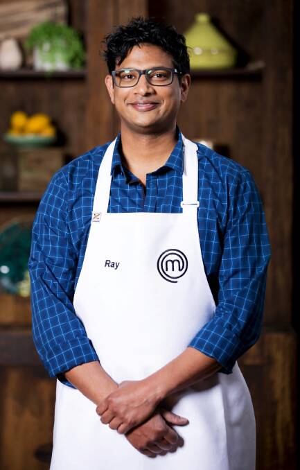 Rahula 'Ray' Silva in the Masterchef kitchen. Picture: Supplied
