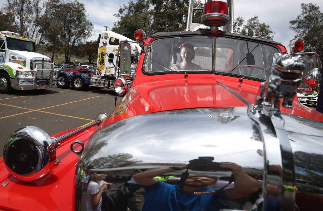 Grace Barnett  at the i98 Convoy family fun day at the Dandaloo Hotel on Thursday. Picture: Adam McLean