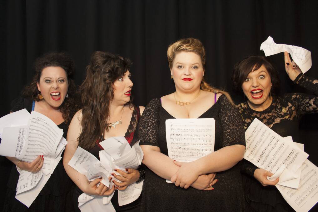 HEADLINERS: Feminist cabaret stars, Lady Sings It Better, take songs sung and written by men and put a quirky spin on it. They'll be performing at the chOir-ly LOUD festival on November 4. Picture: Supplied