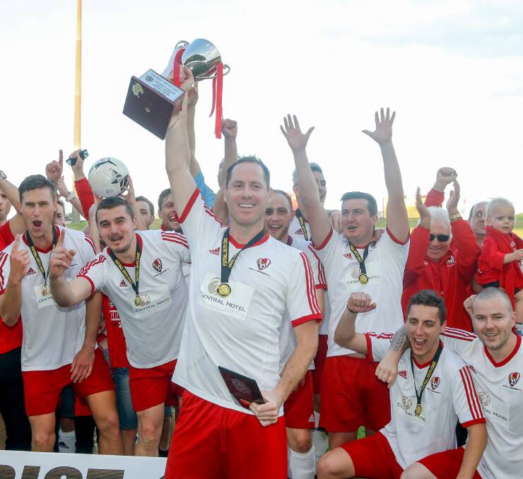 CHAMPIONS: Warilla Wanderers are District League champions again after beating Fernhill Foxes in the decider on Saturday. Picture: ADAM McLEAN