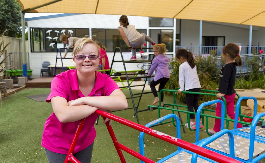 Ready to help: Mrs Gartshore, mother of Natalie (pictured) said, “We have been using the services of The Disability Trust for a long time and I look forward to utilising The Trust to assist me to transition to the NDIS.”