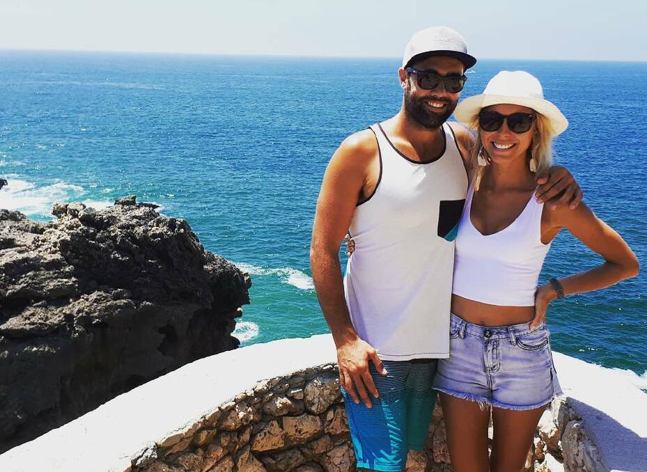 TRAVELLERS: Pictures posted to Instagram show Zen Joyce and his partner, Katherine Lumello, in the midst of a European travel adventure. Picture: Instagram