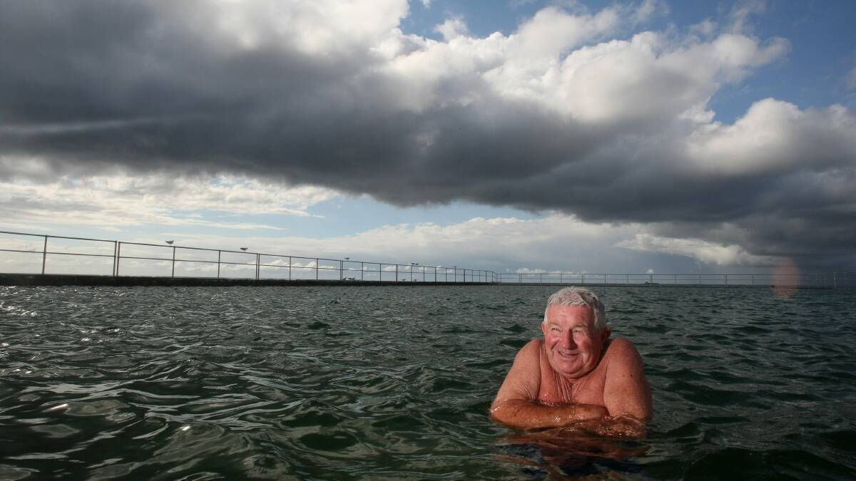 Hugh Carpenter pictured at Bulli Beach pool in 2008. Picture: Kirk Gillmour