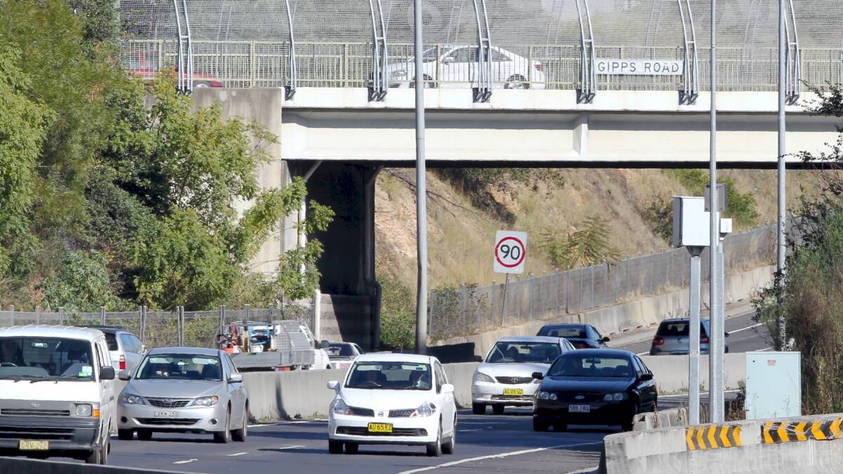 The government said the speed limit on the northbound section of the M1 Motorway is appropriate despite a camera there making almost $2 million in fines last year. Picture: Orlando Chiodo