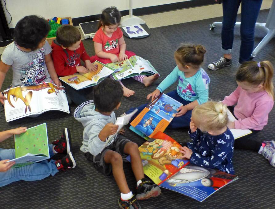 Literacy program:  Children aged between three and five are getting a head start on literacy thanks to a Rotary-backed  initiative at Noogaleek Children's Centre, Berkeley.