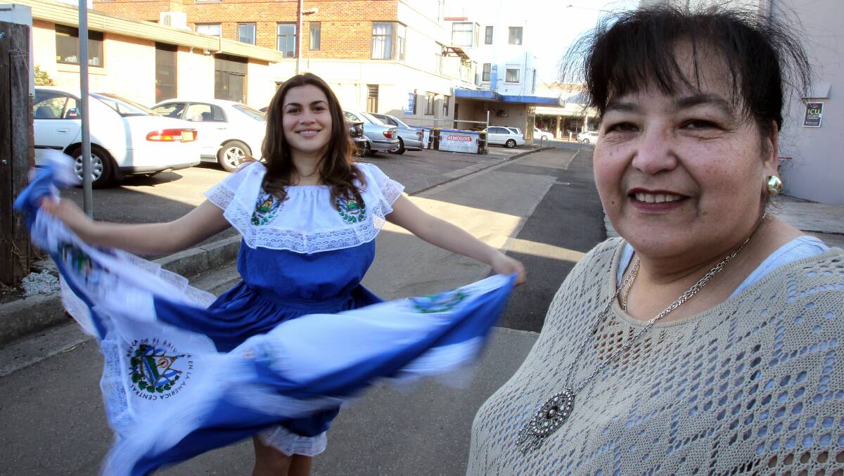LATIN FLAVOUR: Cindy Guevara and Bertha Quiros before last year's Illawarra Spanish Latin American Festival. Thirteen films will be screened at Gala Cinema in Warrawong from September 9-11 this year. Picture: Sylvia Liber. 