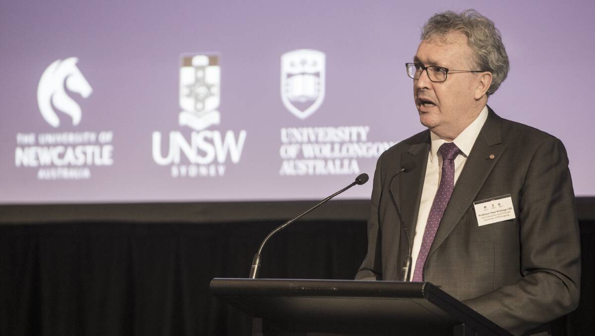 NUW ALLIANCE LAUNCH: University of Wollongong Vice-Chancellor, Professor Paul Wellings CBE was on hand at the NUW Alliance launch in Sydney on Friday. Picture: Paul Jones
