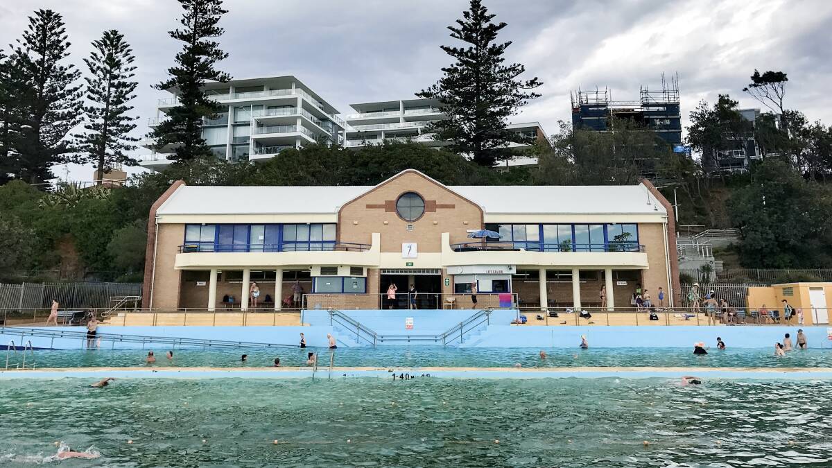 POOL DELIGHT: Roz loved taking a photo of the Continental Pools in Wollongong. Images can be found on the Gongspotting Facebook and Instagram pages.