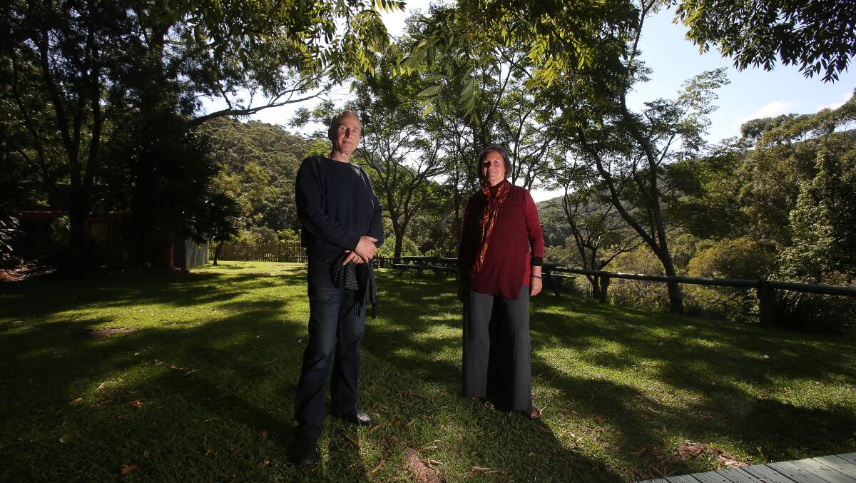HERITAGE FESTIVAL: Andre Melis and Wendy Saunders at the Govinda Valley Retreat Centre. Picture: Robert Peet