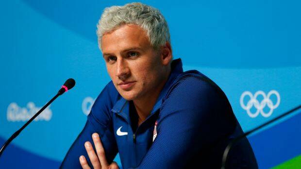 Ryan Lochte said he was robbed at gunpoint, which police in Brazil now say was a lie. Photo: Getty Images
