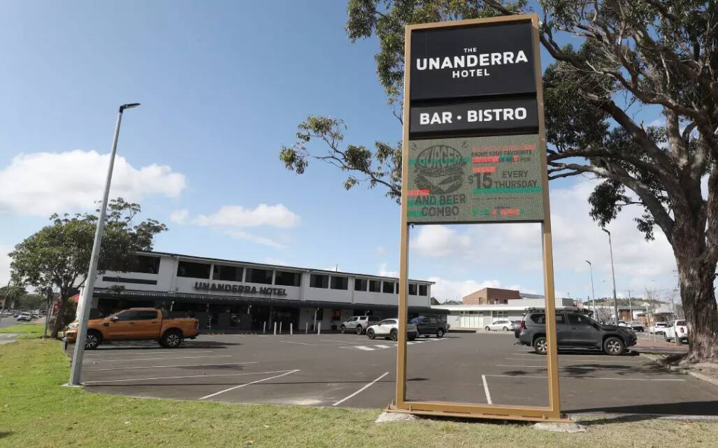 The Unanderra Hotel, where the alleged incident happened. Picture by Robert Peet