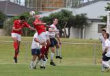 Fernhill smashed UOW 7-0 in round four of the District League competition. Picture by Robert Peet