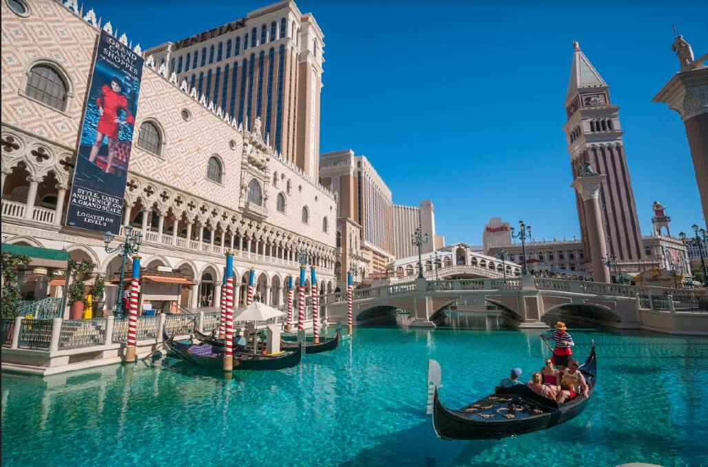The Venetian Resort in Las Vegas. Picture via Shutterstock