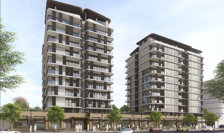 A look at the revised plan for an approved Flinders Street development, showing the extra three storeys the developer is hoping to add on. Picture by Urban Link