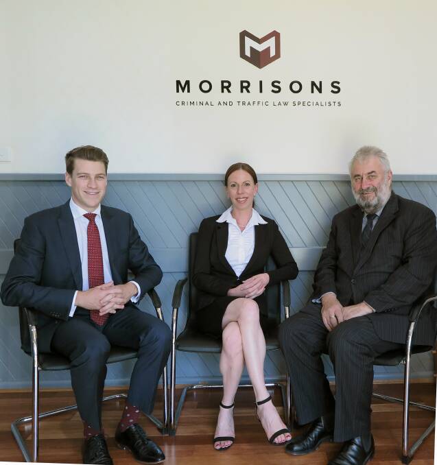 Solicitors Matt Ward, Justine Hall and Graeme Morrison: The Morrisons Law team represent clients in the Local, District and Supreme Courts of NSW. 