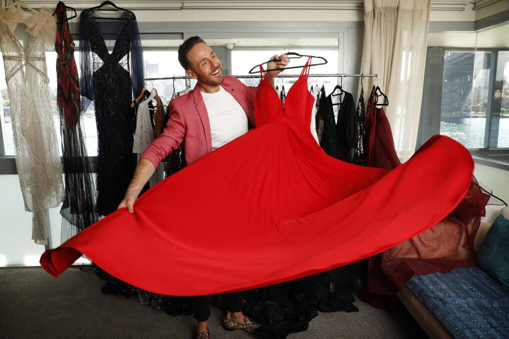 Illawarra ex-pat Donny Galella is a celebrity fashion stylist, personal shopper and makeover expert. He's dressing around a dozen WAGs for this year's Dally M Awards. Picture: Chris Pavlich
