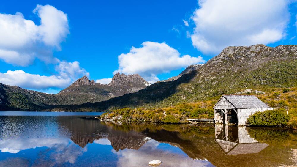 Staying in huts during a six-day trek of Tasmania's Cradle Mountain is a similar experience to walking Europe's Mont Blanc. Pictures: Shutterstock