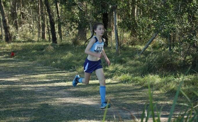 Talent: Athletics Wollongong runner Charlize Colwell is heading to a national camp at the AIS in Canberra. 