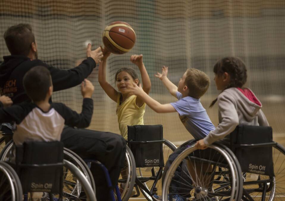 Wheely fun: Try a game of wheelchair basketball with the Illawarra's National Wheelchair Basketball team the Roller Hawks on Thursday, May 23.