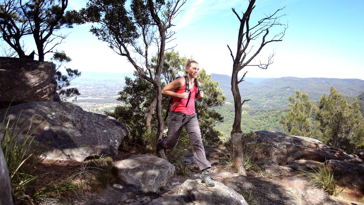 DETERMINED: Bushwalking is one of the things that helps Jenae Johnstone combat anxiety, she'll be sharing her story at the Women's Adventure Film Tour on Thursday.  Picture: Sylvia Liber