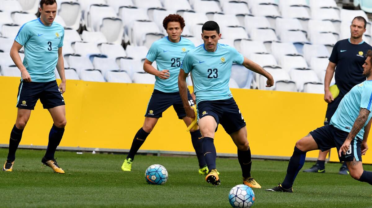 KEY MAN: Tom Rogic (pictured) needs to fire for the Socceroos at the World Cup. Picture: Brendan Esposito