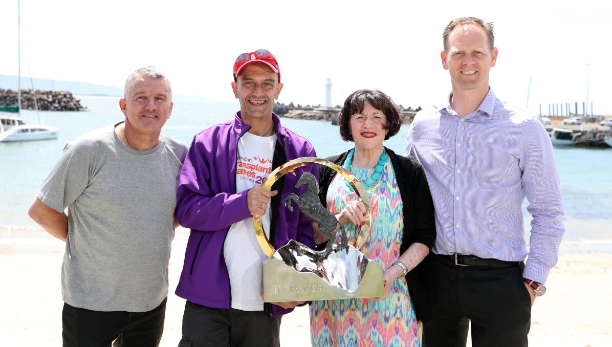 OWNERS: Tony Kocovski, Peter Piras, Patricia Di Marco and Triple Crown's Chris Ward. Picture: Sylvia Liber.