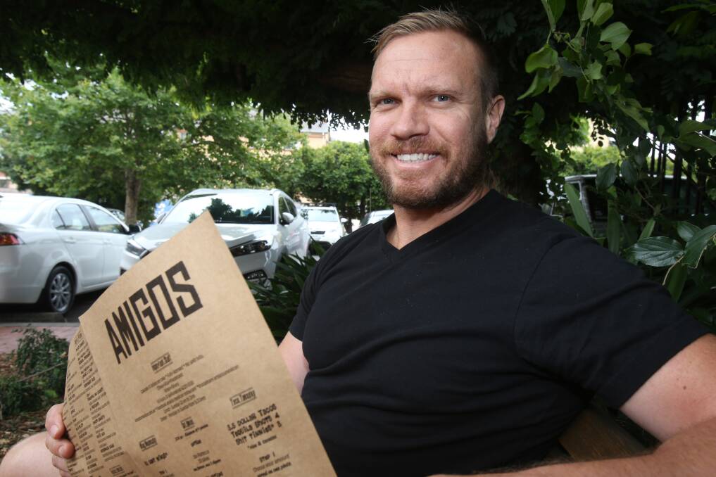 Owen Langton's Amigos restaurant is one of at least 25 businesses that have paired up with UberEATS in Wollongong. Picture: Robert Peet