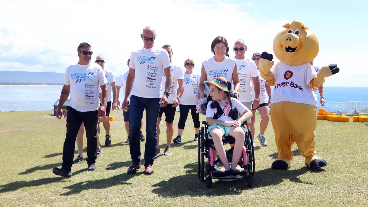 Great cause: Registrations are open for the 2018 Great Illawarra Walk with all proceeds to go to the charity, Saving Chloe Saxby. Picture: Sylvia Liber