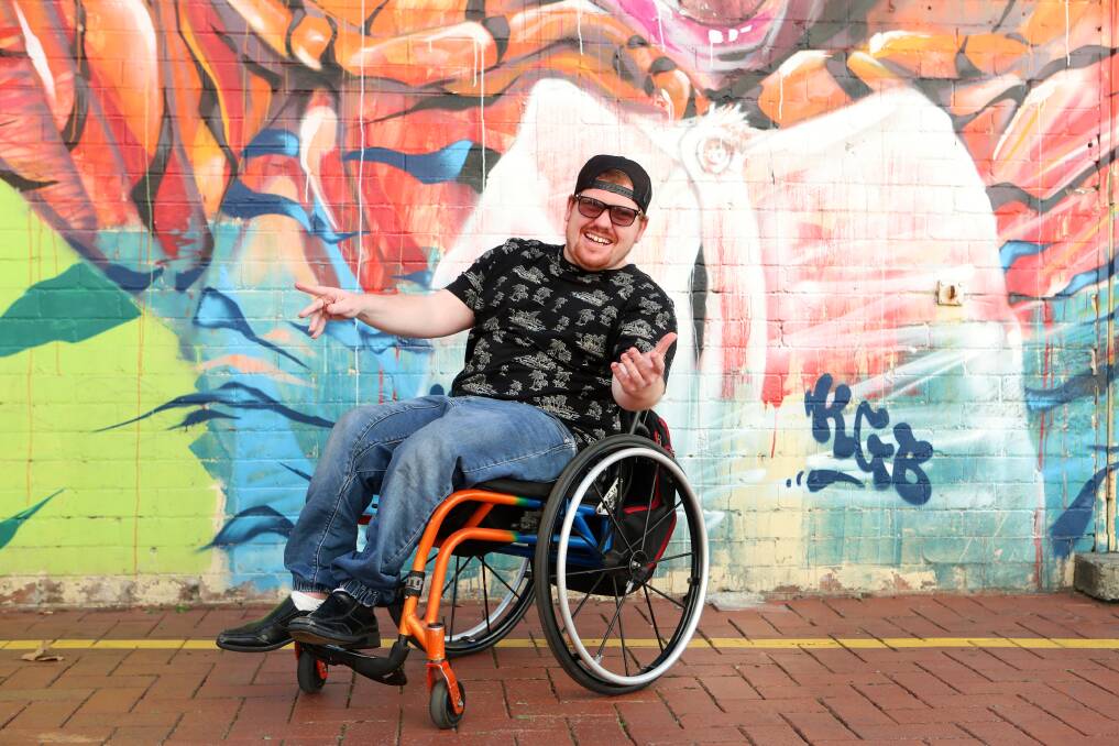 BIG DREAMS: Comedian Sam Maloney is on the way to reach his $10,000 fundraising target for KidzWish through his Chuckles for Charity venture. Picture: Sylvia Liber