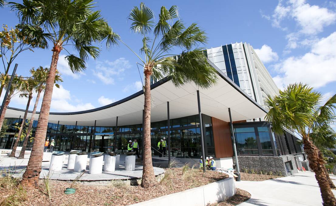 Community tours:  Residents have had a chance to get an early look at Shellharbour's new Civic Centre with tours of the purpose-built community facility. The building is due to be opened in December.