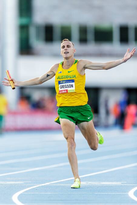 Games target: The world indoor titles were Gregson's final warm-up event before next month’s Commonwealth Games where he will contest the 1500 metres.