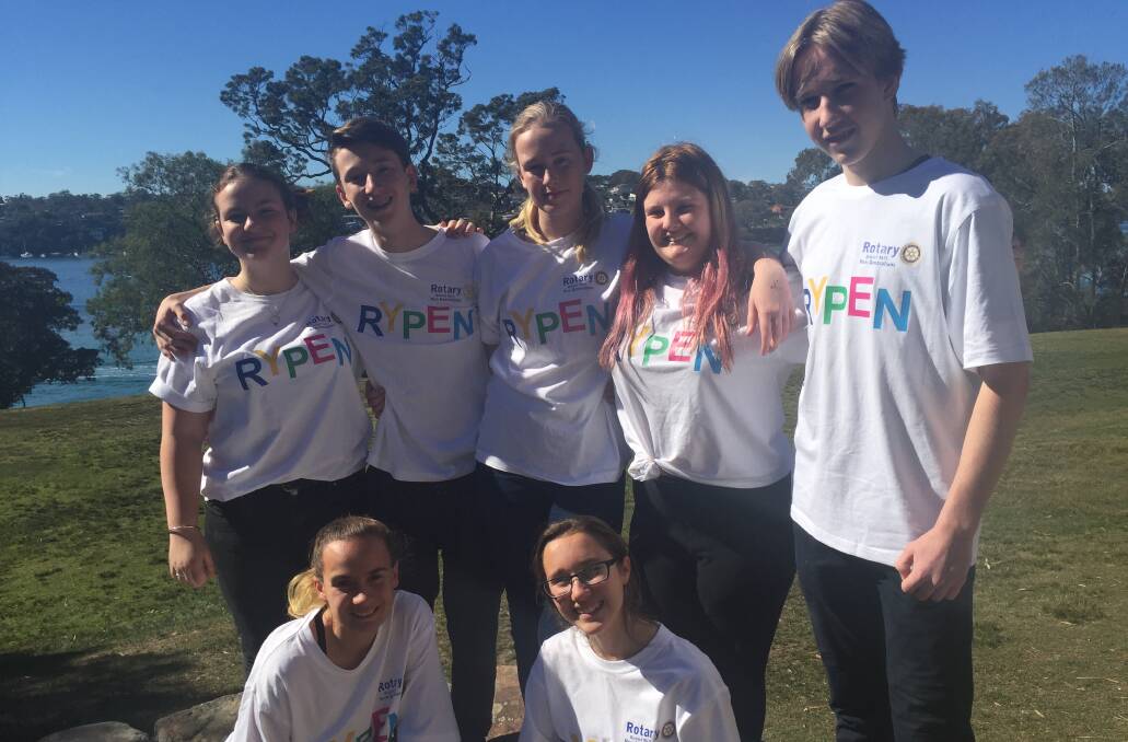 Ripe for success: Students from Dapto, Kanahooka and Keira High Schools (back from left) Cassidy Cochrane, Nathan Aylett, Bonnie-Rose Condon, Emily Curtis, Lyndon Kerr. (front) Megan Bojar and Faith Irving. 