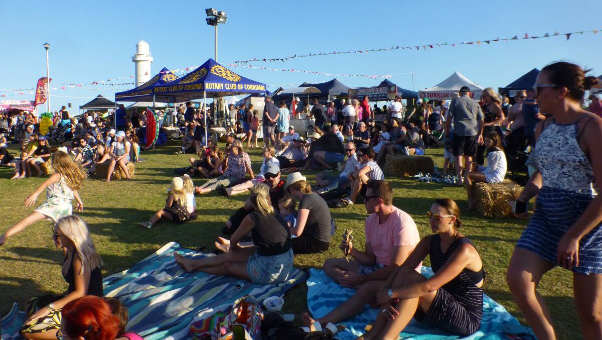 Family fun: Corrimal Rotary Club's last Twilight Markets for the season will be held this Friday at Flagstaff Hill.