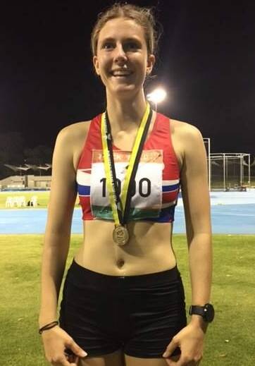High hopes: Rosie Tozer has her sights set on the Youth Olympics team after her 1.76m high jump at the Australian Junior Championships.
