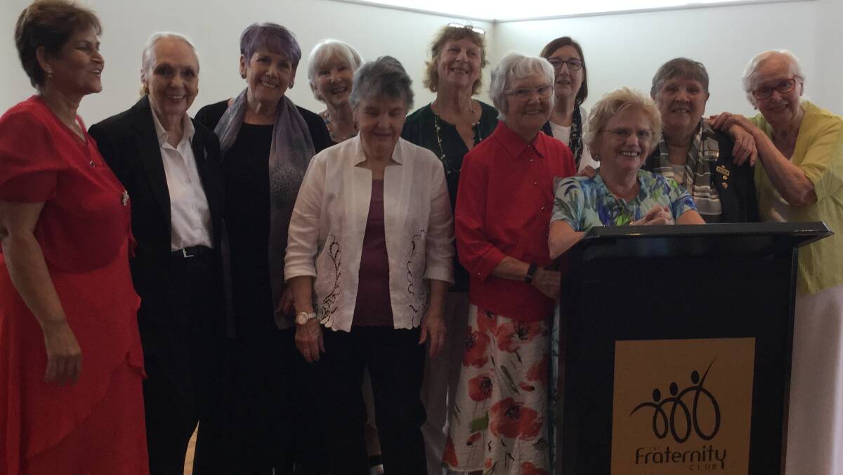A long and fruitful journey: Organisers and speakers at the lunch to celebrate OWN Illawarra’s 20th birthday held earlier this month at the Fraternity Club.