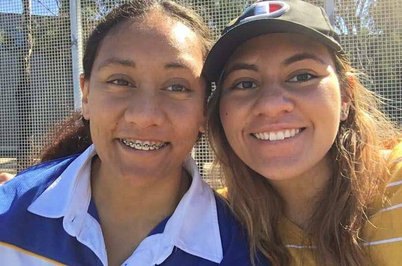 Sister act: Sisters Grace and Marie Louise Meier are pleased to be back on the track for the Illawarra Blue Stars' 2019-2020 athletics season.
