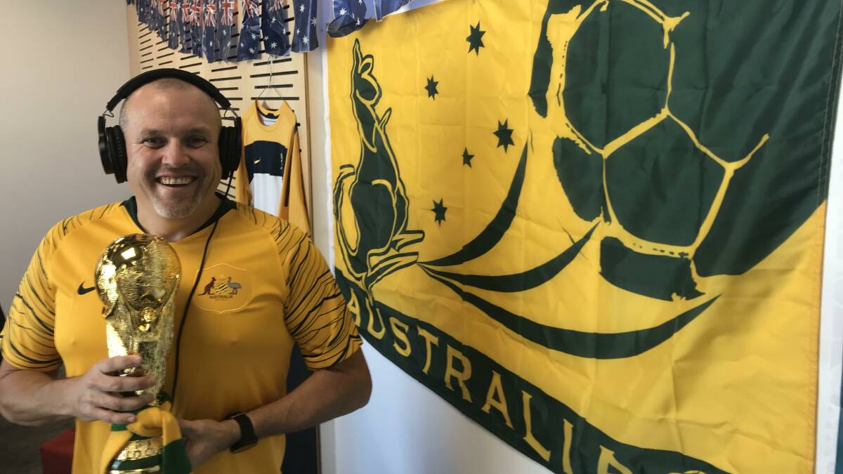 WORLD CUP FEVER:Wollongong Football Show host Andrew Byron will provide daily podcasts during the World Cup.