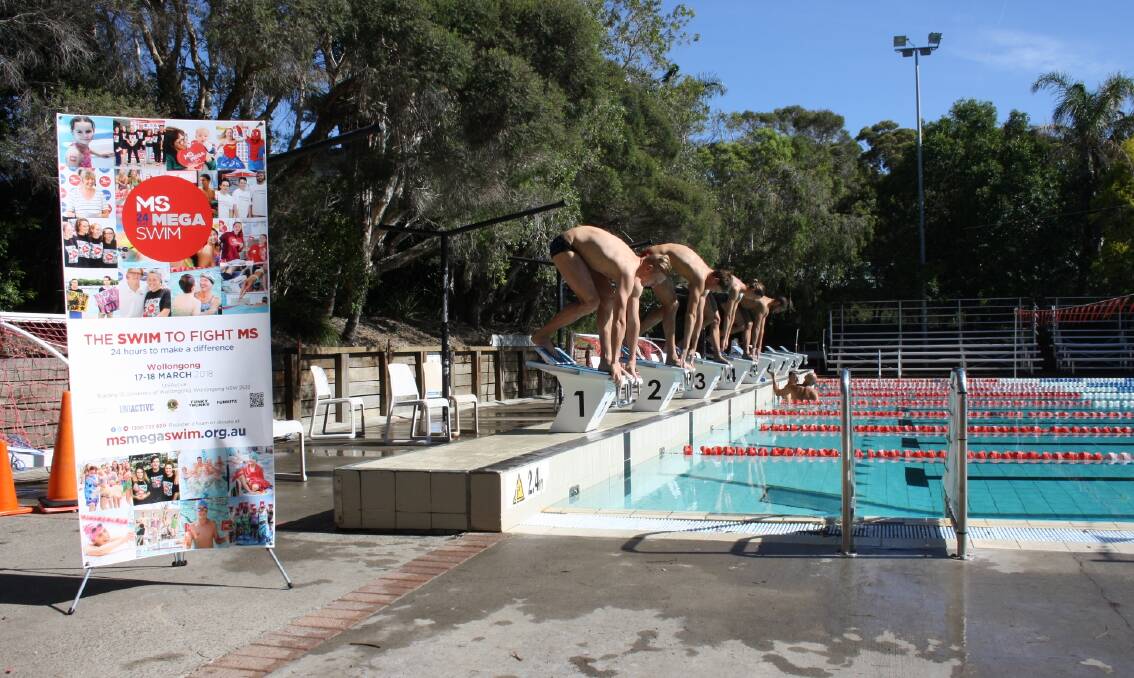 Time to take the plunge for Wollongong MS 24 Hour Mega Swim