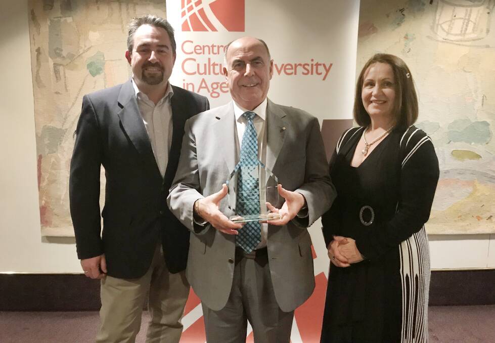 AWARD WINNER:  MCCI’s CEO Chris Lacey, chairperson Ken Habak OAM and PICAC manager Cecilia Milani.