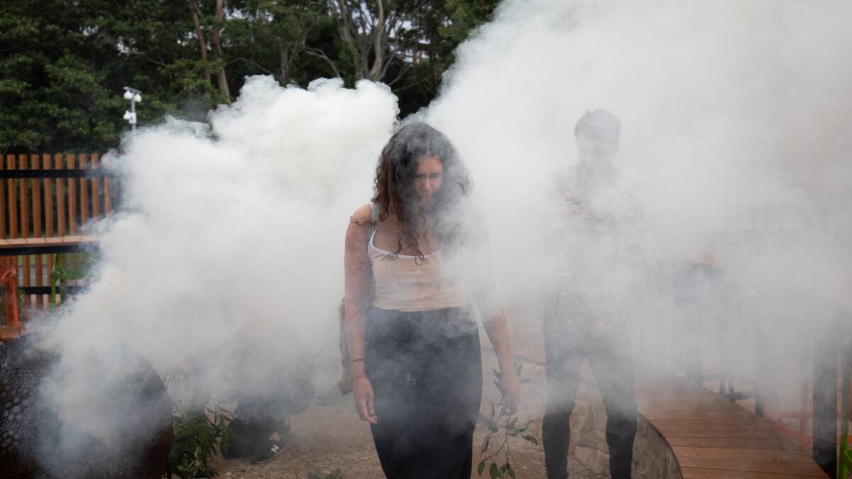 UPGRADE: A smoking ceremony was held at the official opening of the Woolyungah Indigenous Centre at UOW. Picture: Mark Newsham