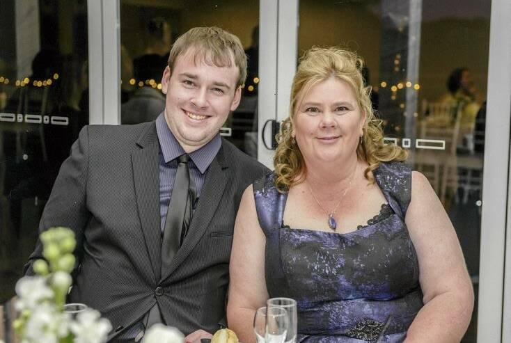 LOVE: Nadine Maguire, pictured with son Luke, encouraged everyone to support the fundraising event on February 10.