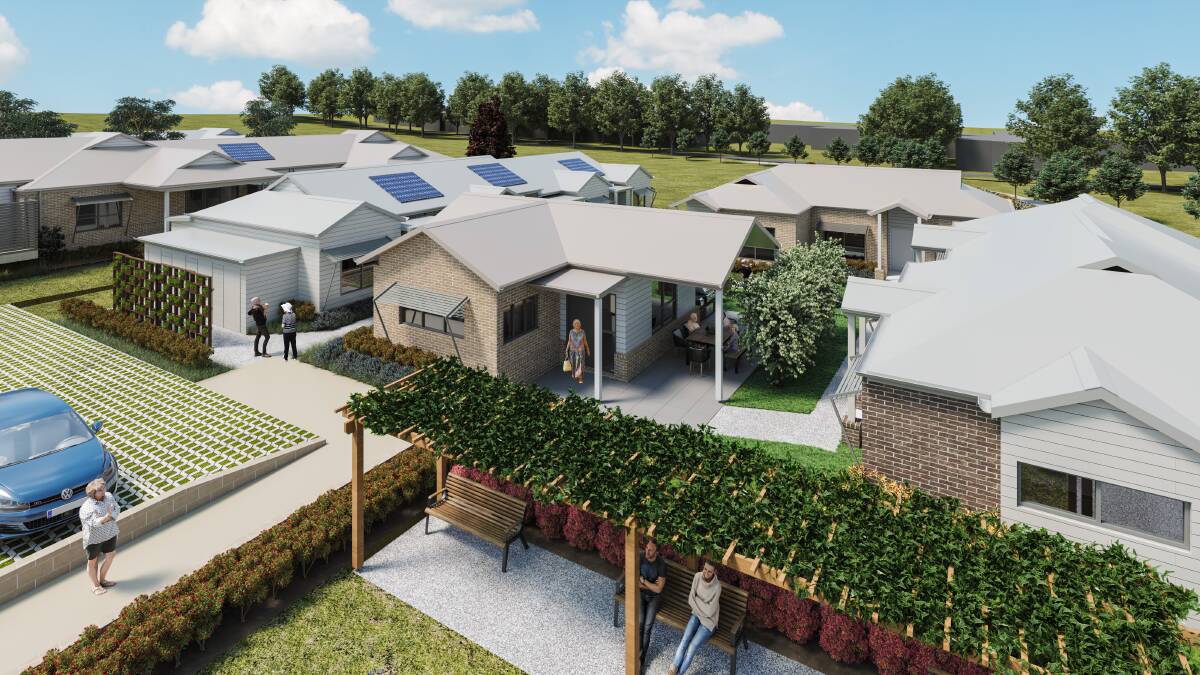 Jasmine Grove will be a collaborative housing neighbourhood set within the new retirement village Henry Brooks Estate at IRT Kanahooka, which is currently under construction. Pictures: Supplied