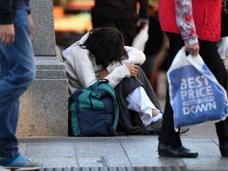 More than 43,000 Australian children and young people could be without a home each night. (Dan Peled/AAP PHOTOS)