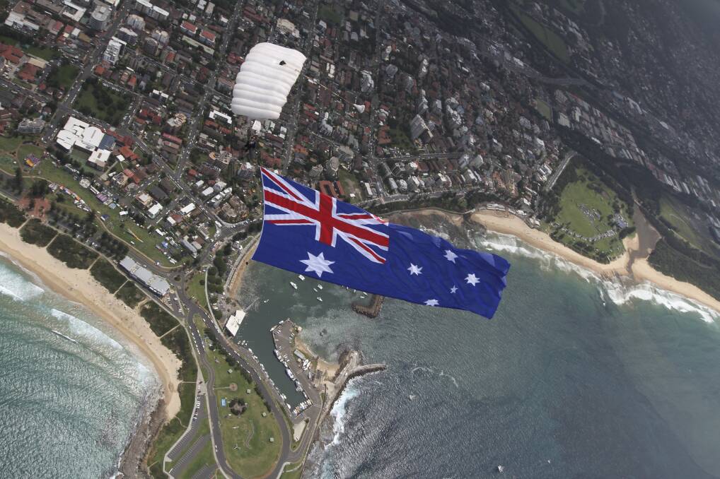 Royal delivery: Skydive Australia will deliver the Queen's Baton to Stuart Park for the start of the Gong leg of the global 2018 Gold Coast Commonwealth Games baton relay.


