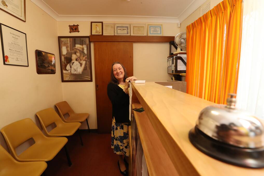 Loyal patients and staff: Kaye Hawes liked the practice so much she decided to start working there 33 years ago. Her aunty also worked for Dr Cushan. Picture: Robert Peet.
