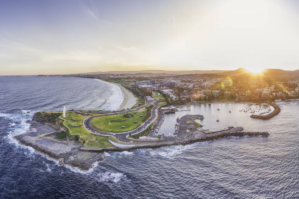 Global appeal: The image on Page 1 of the guide shows Wollongong as a great place for international visitors. Picture: Kramer Photography/Above Down Under.

