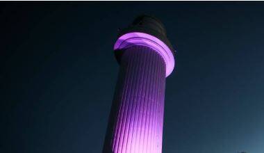 Taking a stand: The Flagstaff Hill lighthouse will turn purple for Reclaim the Night against domestic violence on October 25.
